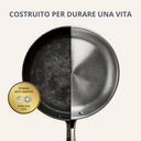 Padella Martellata in Titanio + Utensile