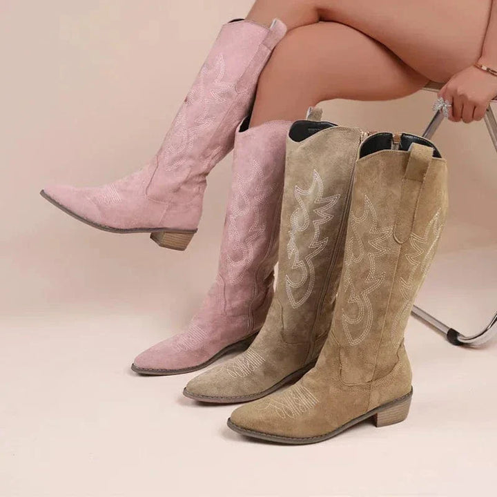 Botas con charms amarillos