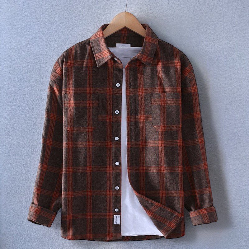 Dean | Camisa de hombre a cuadros vintage