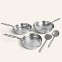 Batteria di Cucina Martellata in Titanio Pro